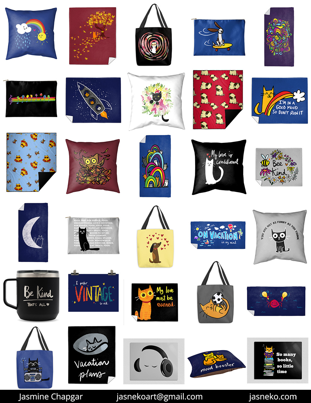 Jasmine Chapgar Print Samples